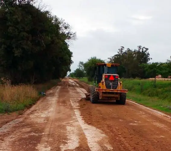 Trabajos en calles de tierra