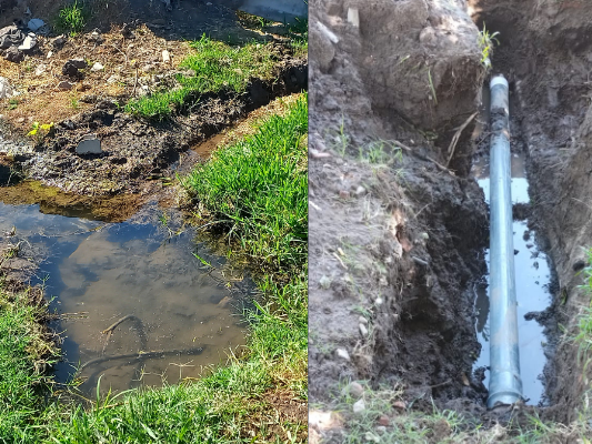Tras meses de reclamos, destapan las cloacas en Villa Igoillo