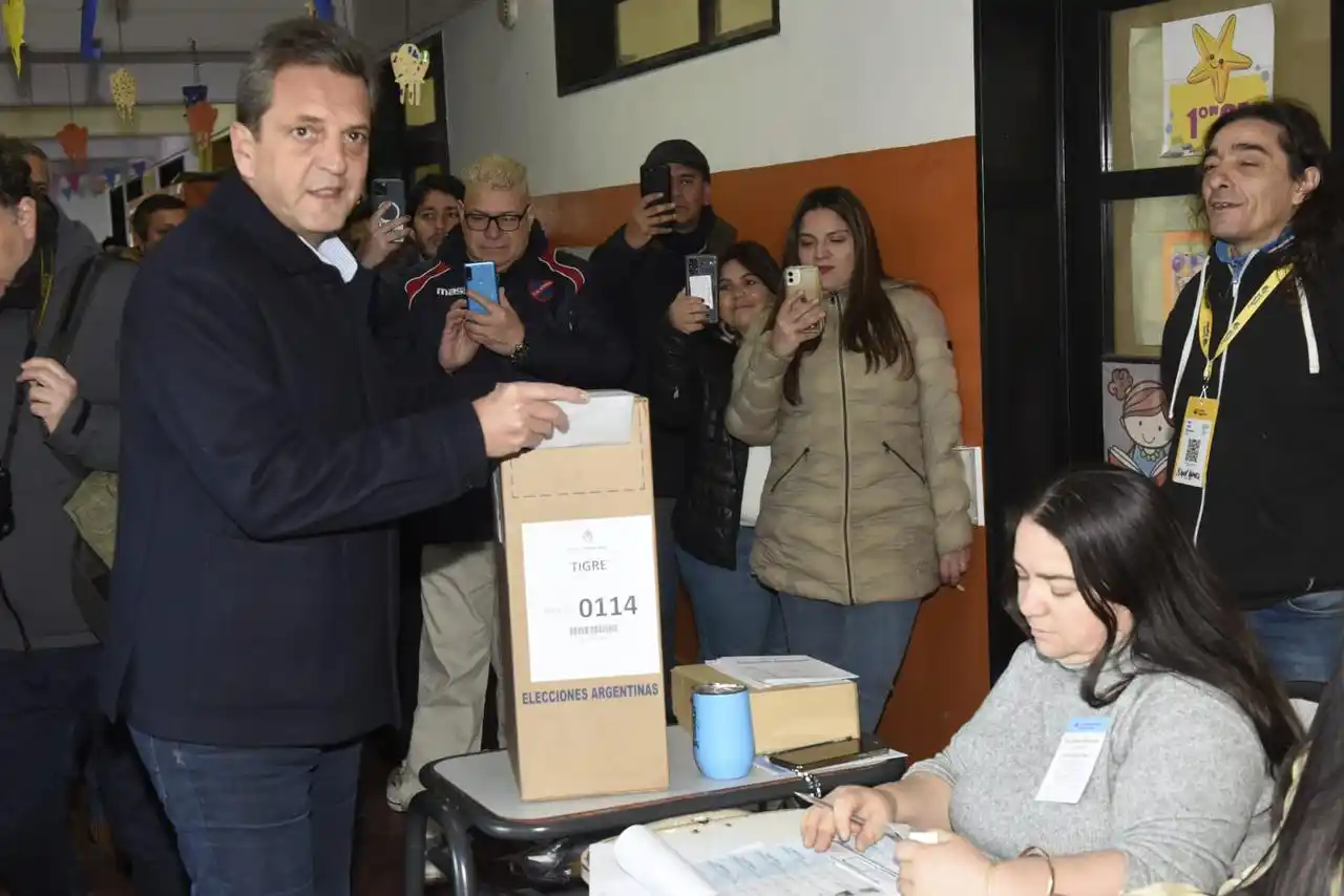 Massa: "La gente esta votando con tranquilidad y confianza"