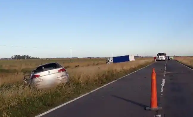 Una persona falleció en un violento accidente en ruta 226