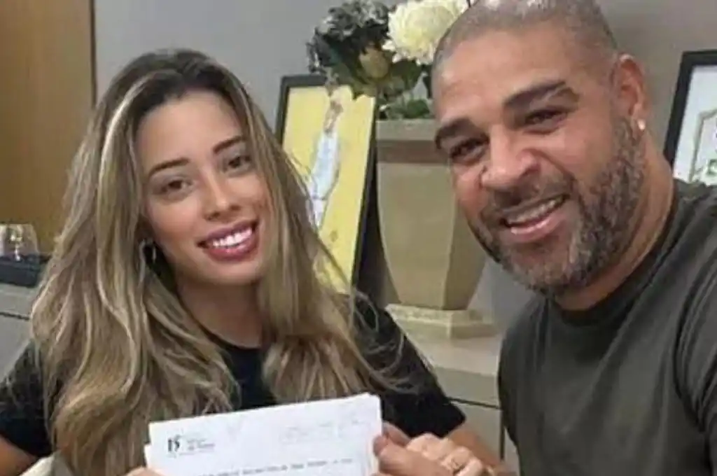 Adriano, ex jugador de Brasil, se separó 24 días después de casarse: el insólito motivo