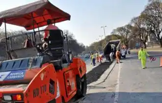 Comenzaron las obras sobre la avenida Belgrano