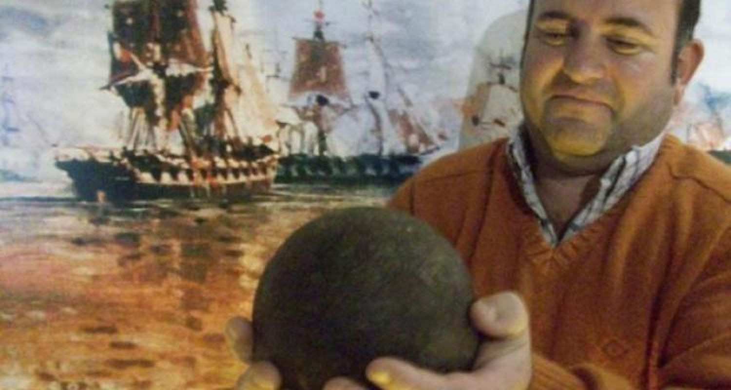 Recuperan un proyectil de 11 kilogramos disparado durante el combate de Obligado