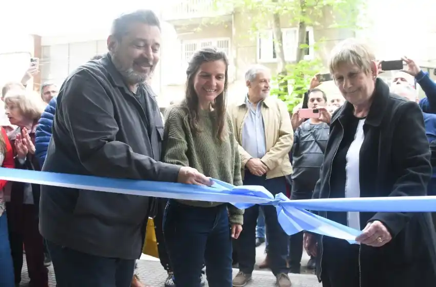 Fernanda Raverta acompañó a Víctor Santa María en la inauguración de la clínica de SUTERYH