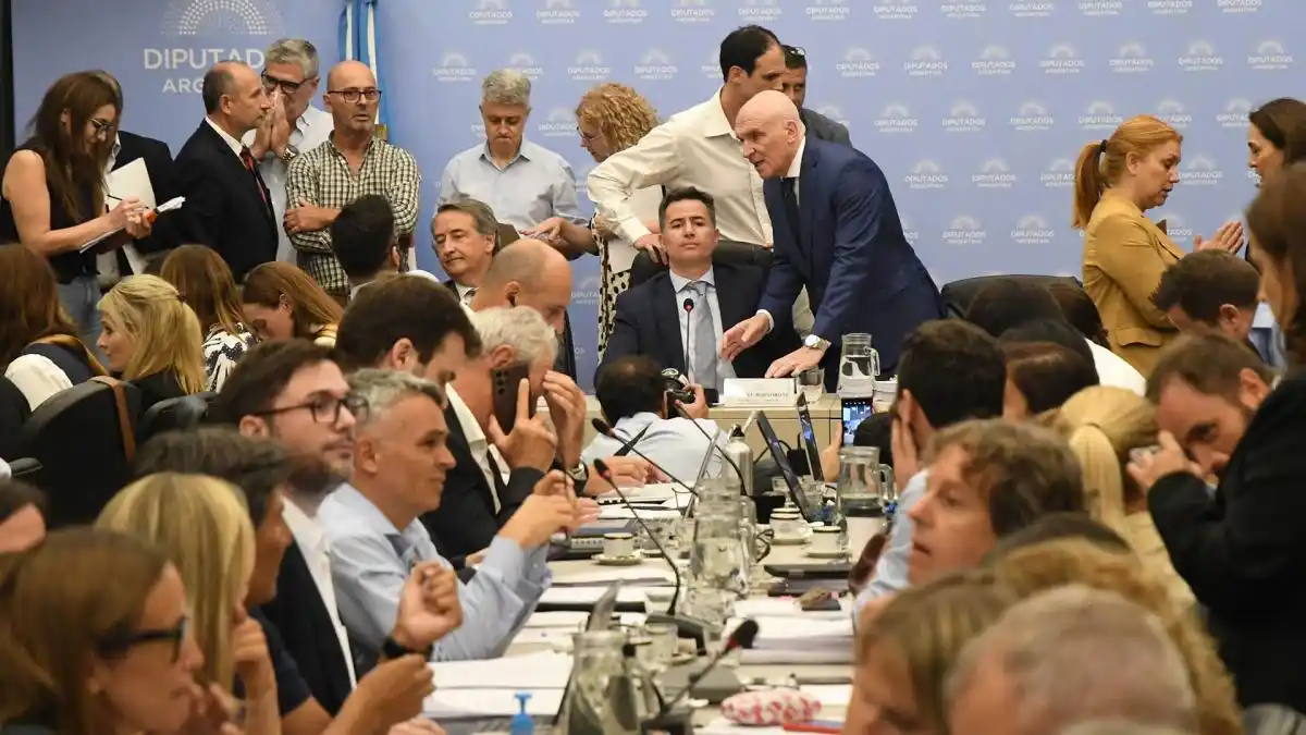 El dictamen de mayoría cosechó unas 55 firmas de la Libertad Avanza, del Pro, de la UCR y Hacemos Coalición Federal