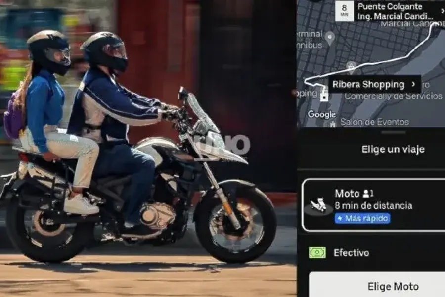 Uber Moto desembarcó en la ciudad de Santa Fe y ya ofrece viajes a través de su app