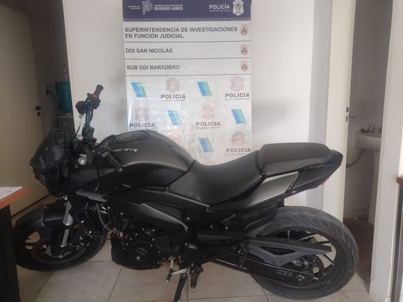 Recuperan moto de alta cilindrada robada en Santa Fe