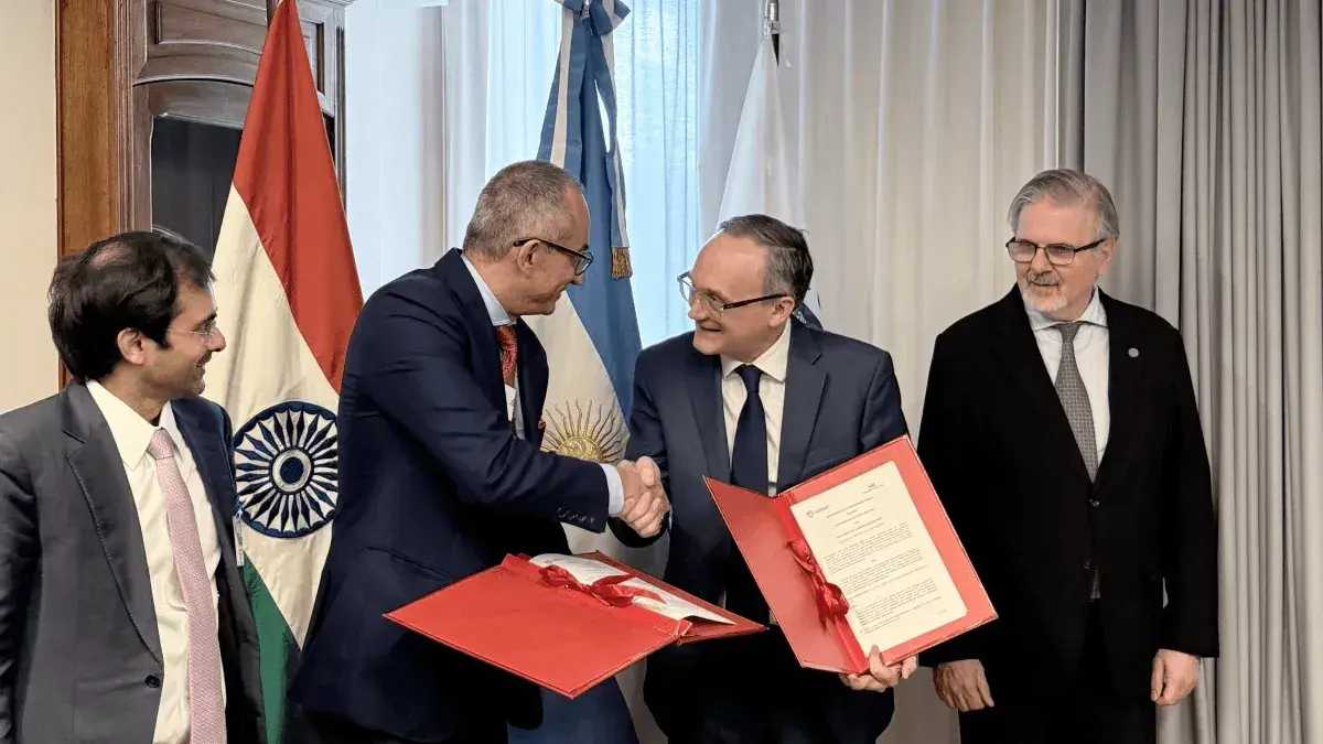 Empresarios indios en la Bolsa de Cereales: Idígoras reclamó 'un acuerdo de libre comercio' del MERCOSUR con India