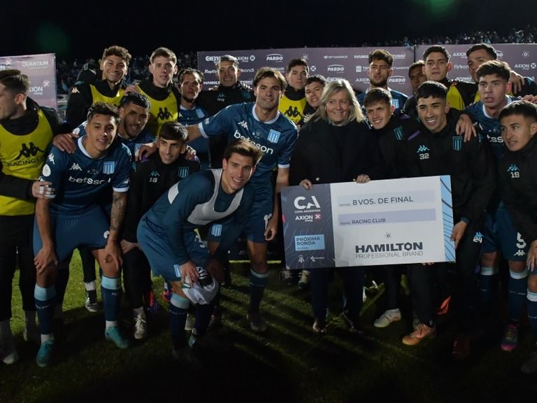Racing venció 3 a 1 al Santo sanjuanino y se metió en octavos de la Copa Argentina.Foto:Copa Argentina