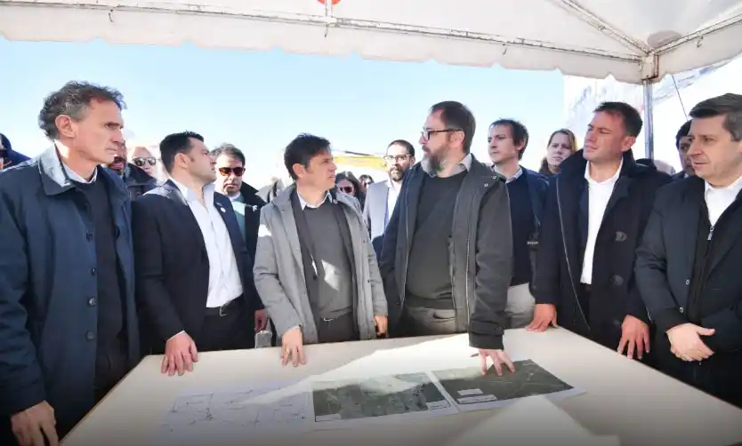 Kicillof anunció la reactivación de las obras de la “Ruta del Cereal”