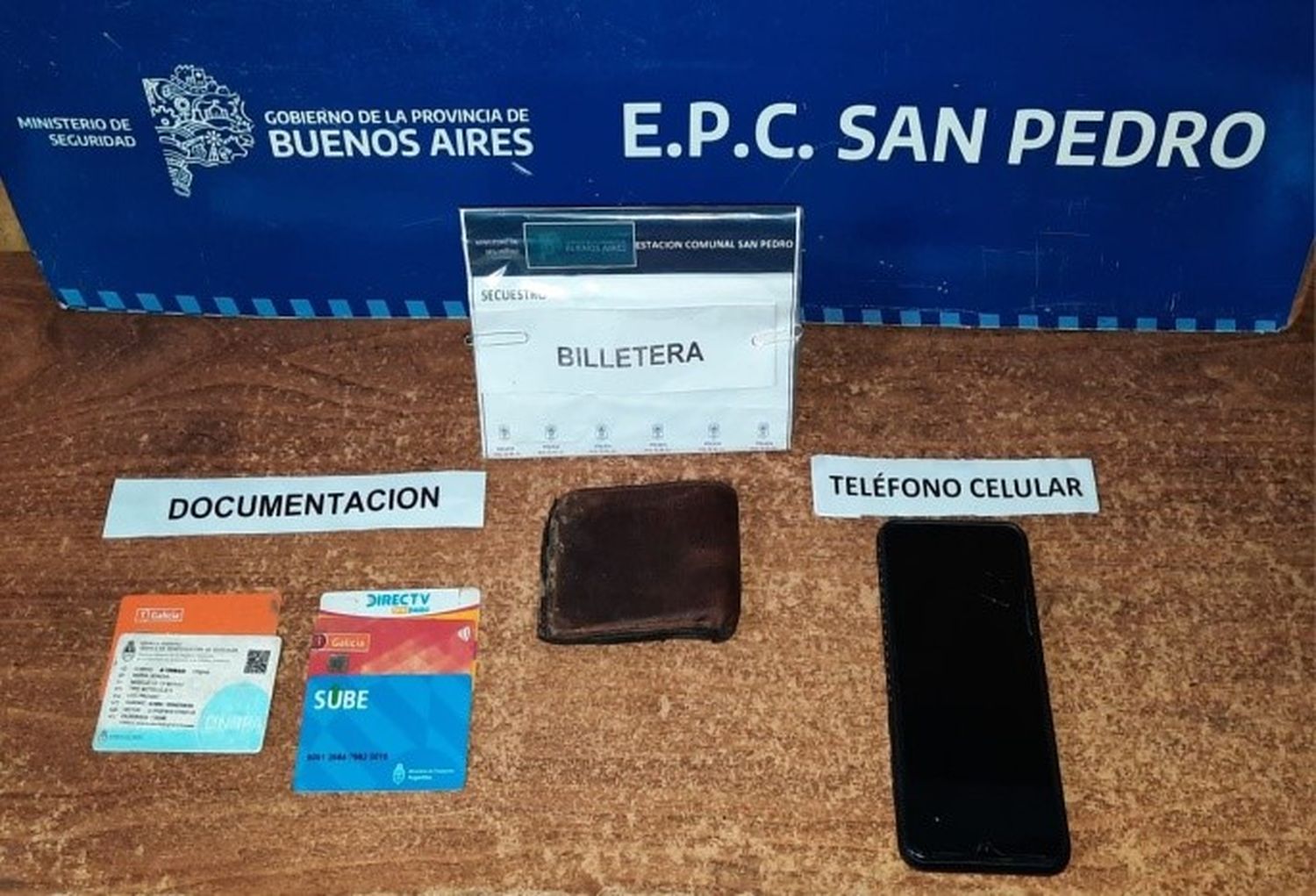 Le robó a un mensajero y lo detuvieron