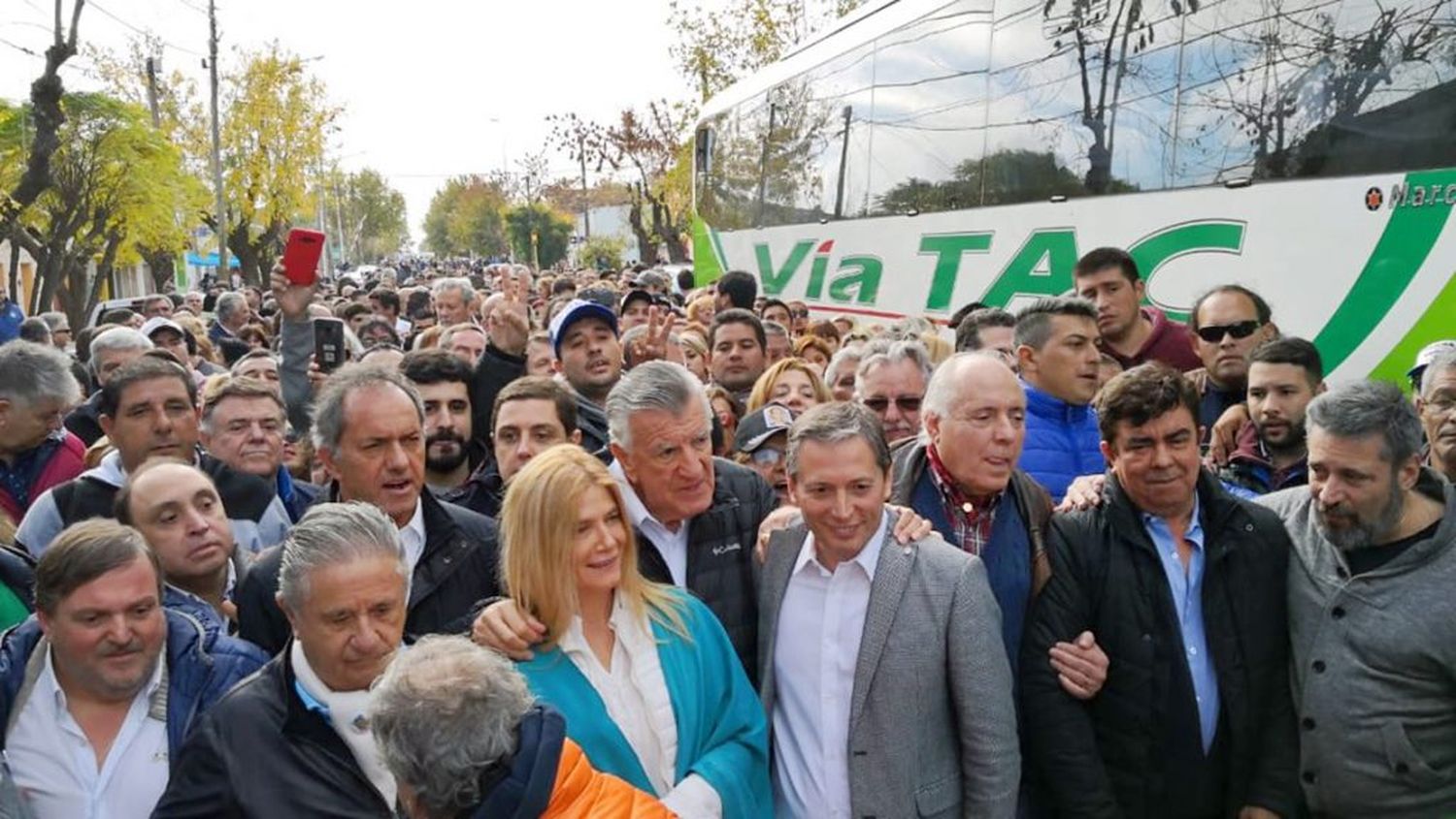 El peronismo se mostró homogéneo en el homenaje por el centenario de Eva Perón