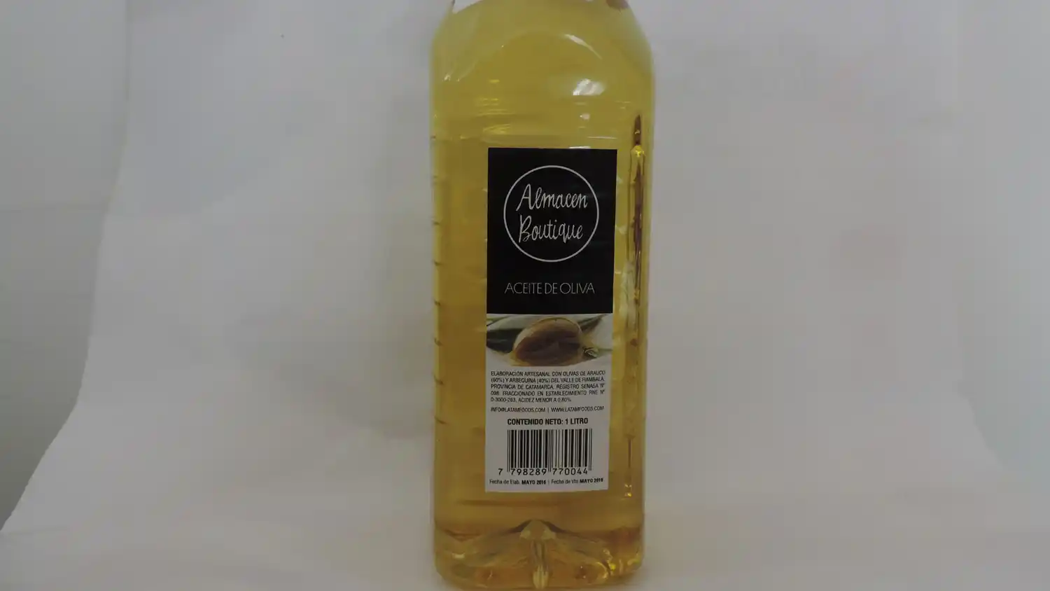 La Assal prohibió el aceite de oliva “Almacén Boutique”