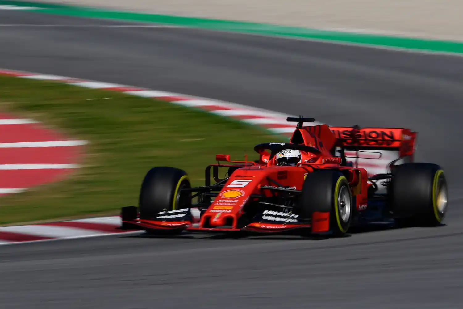 Fuerte accidente de Vettel