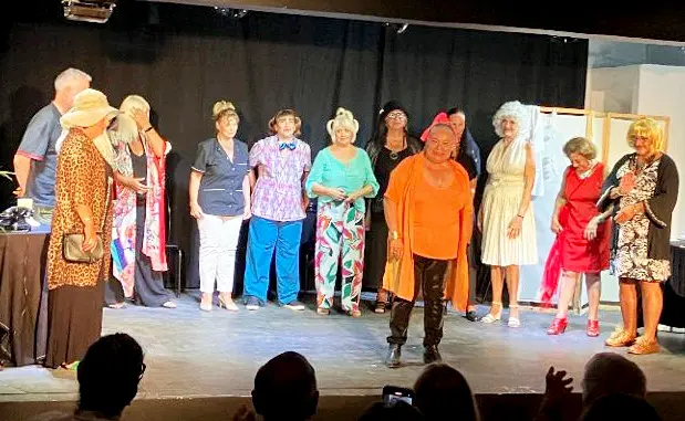Elenco. De PAP!, obra teatral humorística y la participación de artistas locales de lujo.