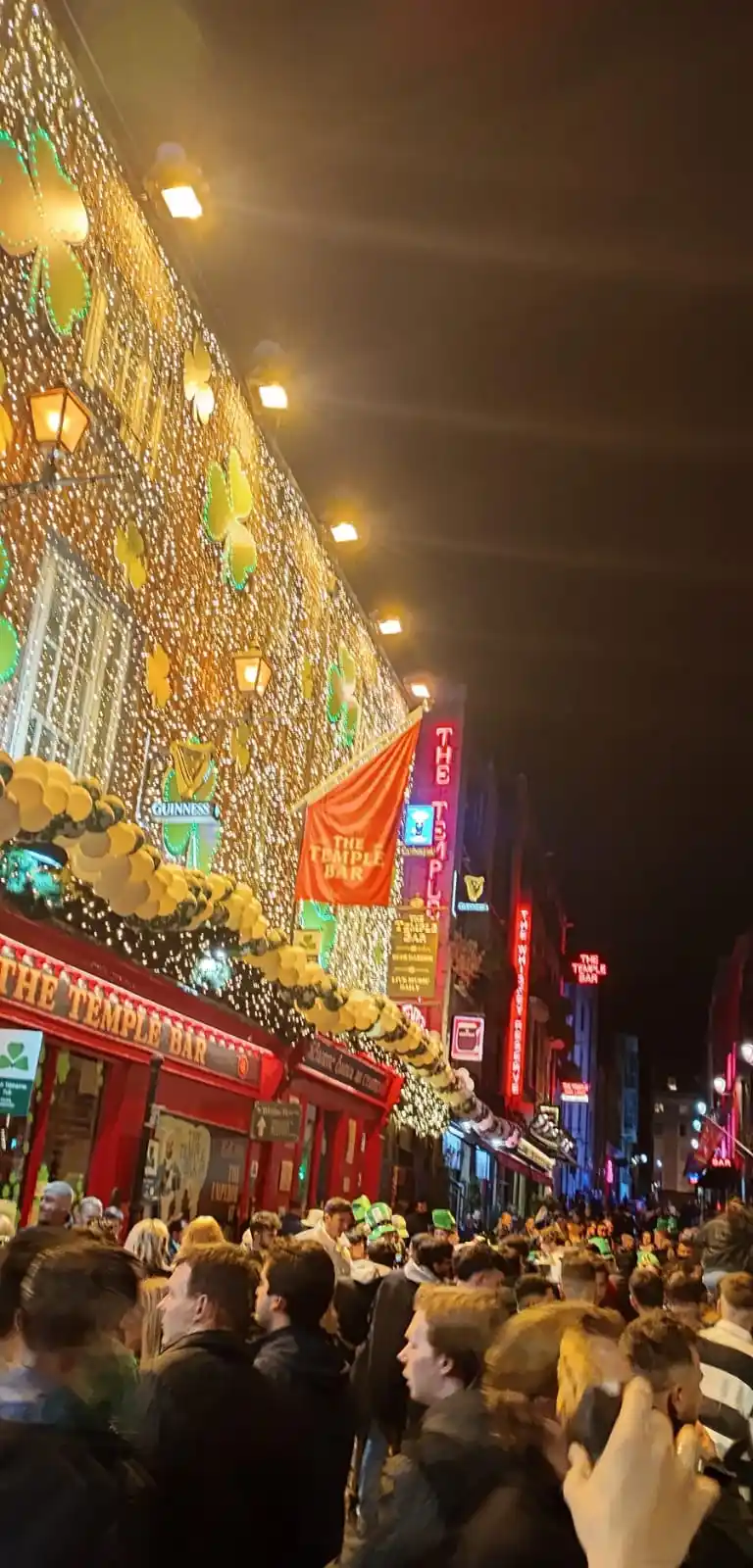 Festejos de San Patricio de este año.-