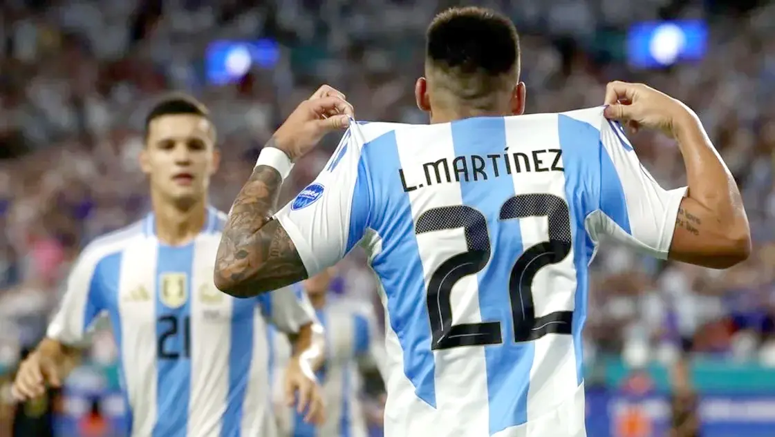 Lautaro Martínez. Foto AFA