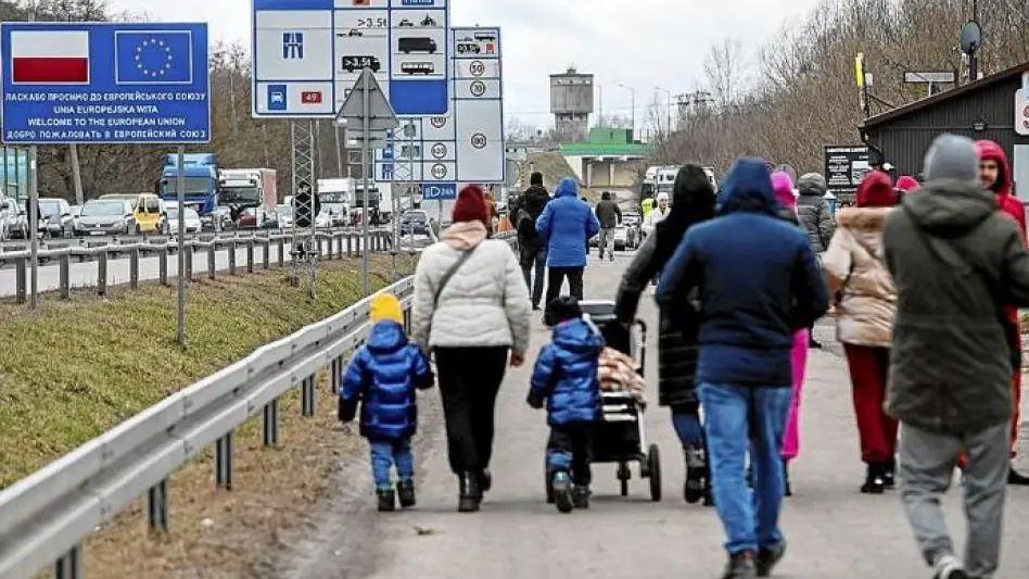 Guerra Rusia-Ucrania: "Hay un millón y medio de refugiados"