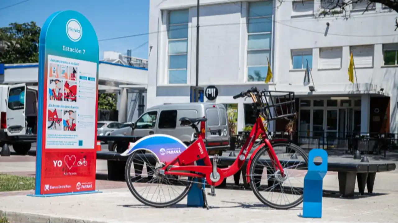 Bicivía Paraná: sistema gratuito de bicicletas públicas durante toda la semana