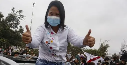 Sondeo a boca de urna: Keiko Fujimori alcanza 50,3% y Pedro Castillo 49,7%