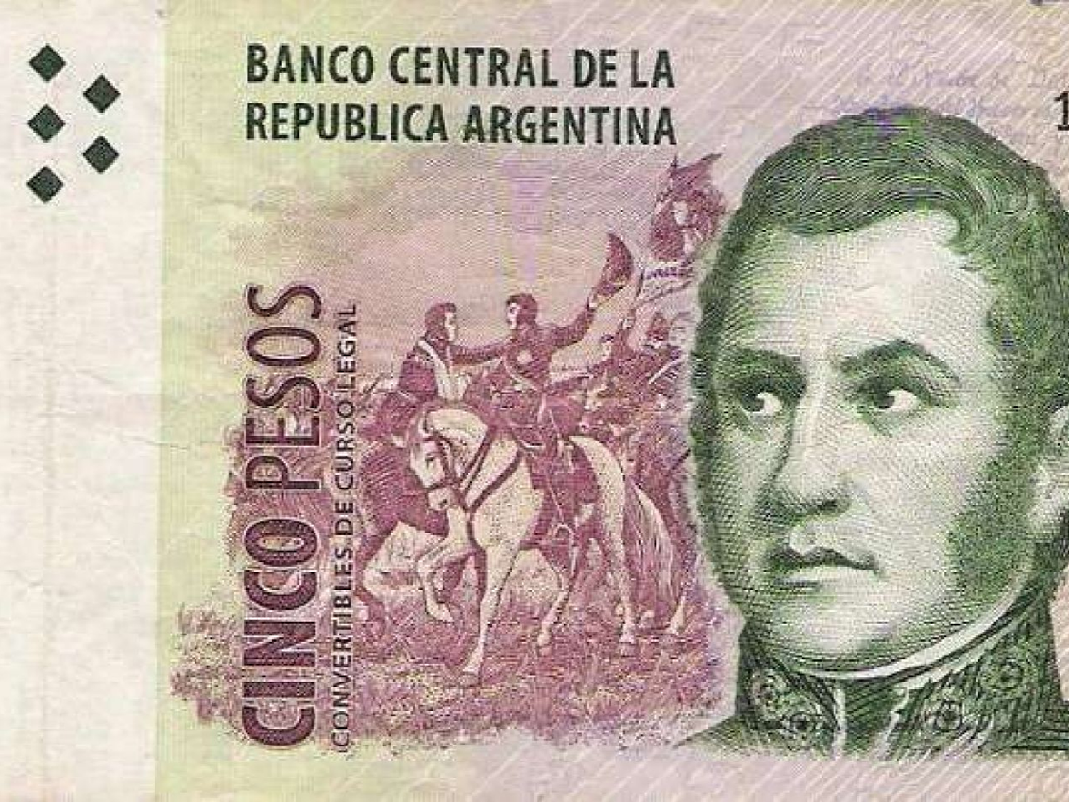 Los billetes de 5 pesos dejarán de circular desde el 1 de febrero