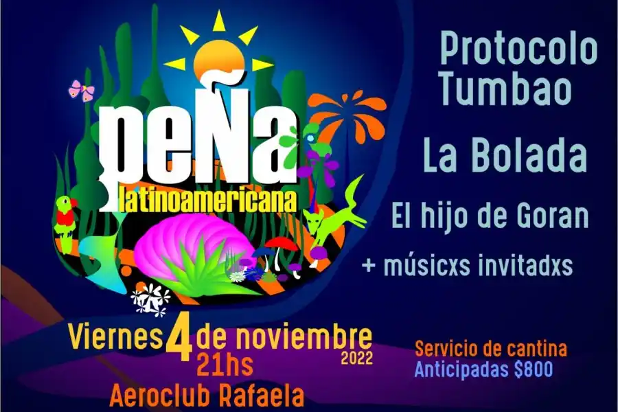 Peña Latinoamericana en Rafaela
