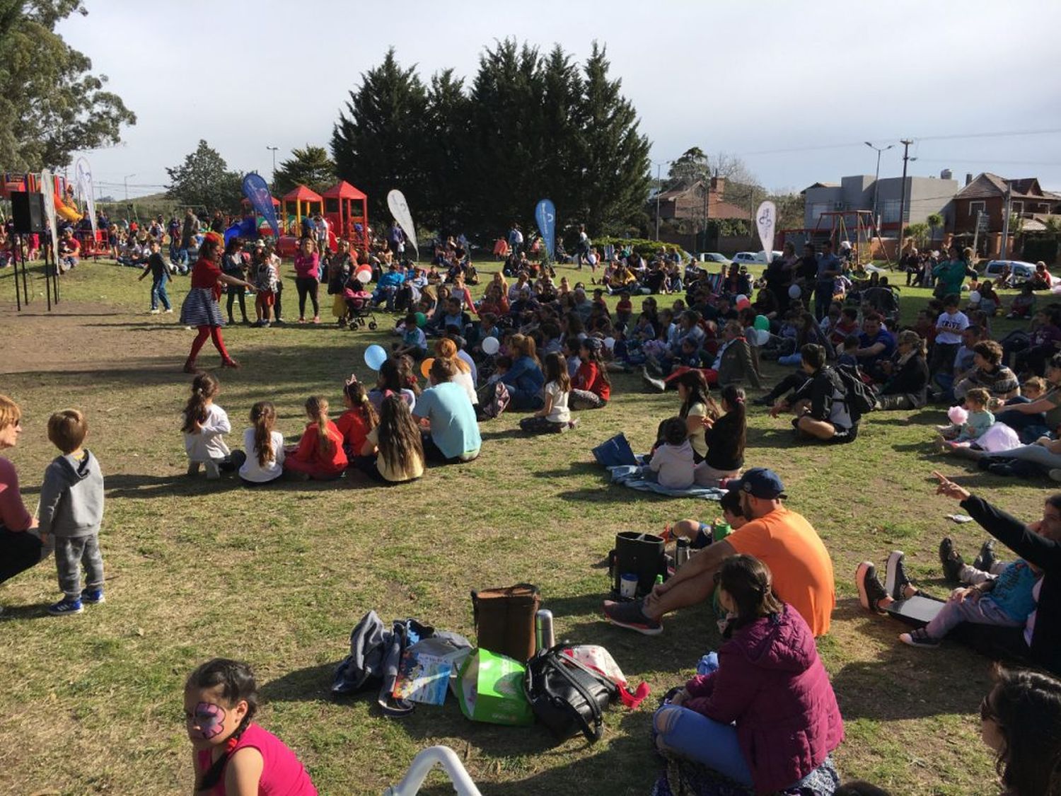 Gran cantidad de familias disfrutaron de las actividades en el Parque Soñado de los Niños