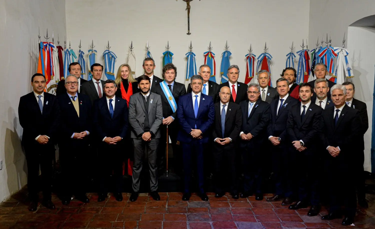Firma del Pacto de Mayo en julio del año pasado.