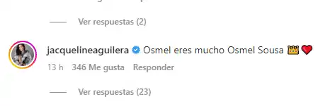 Una de las integrantes del Comité de la belleza respondió la publicación de Osmel. Foto Instagram