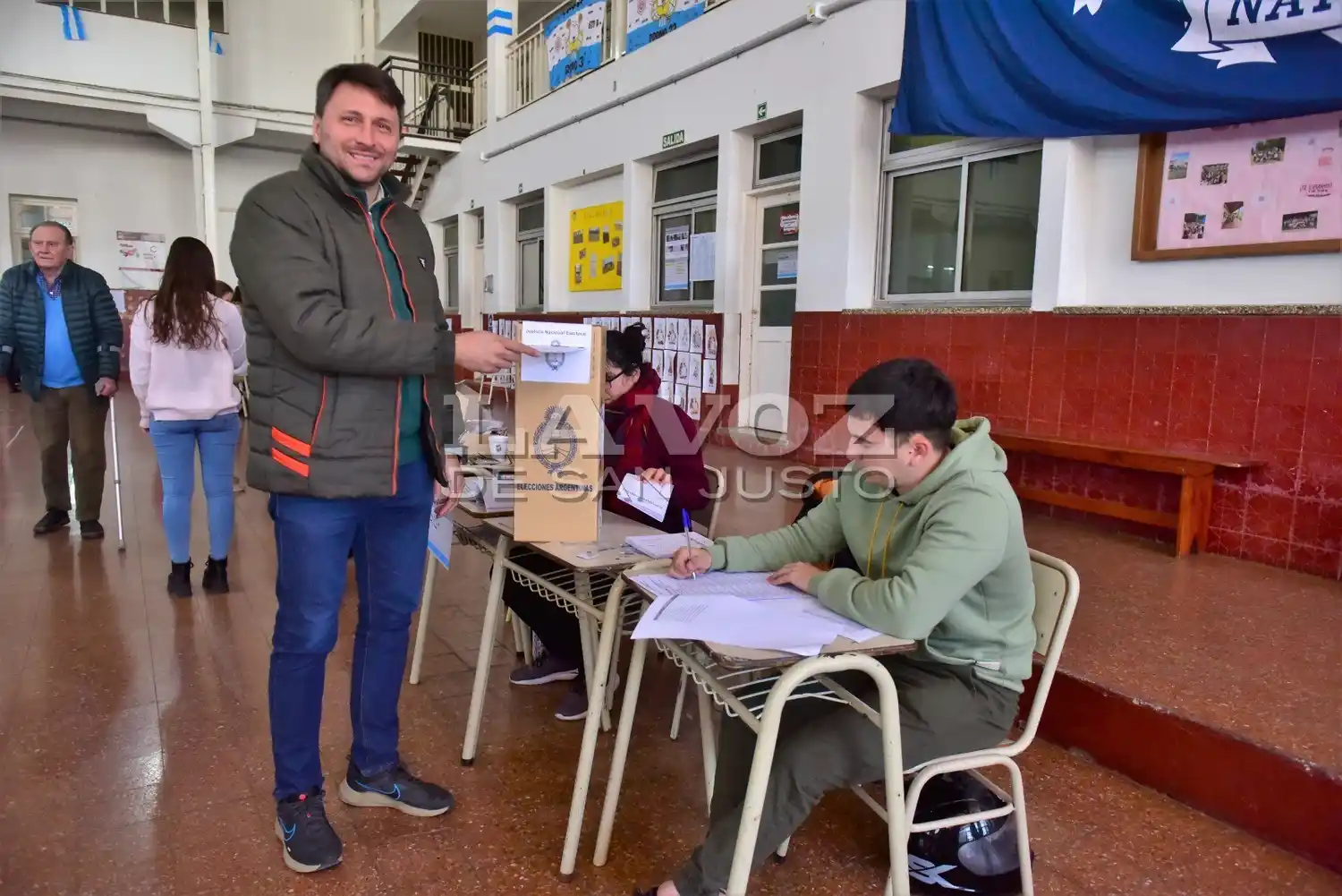 El referente de Juntos por el Cambio al sufragar