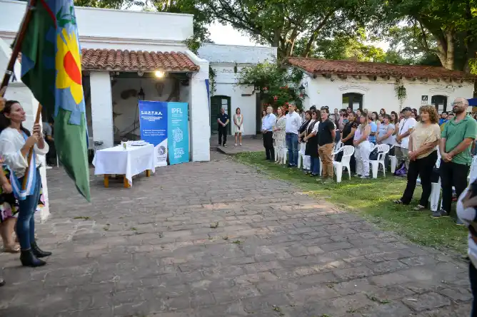 Acto de colación del Centro de Formación Laboral (CFL) N° 401 en el Museo Pampeano
