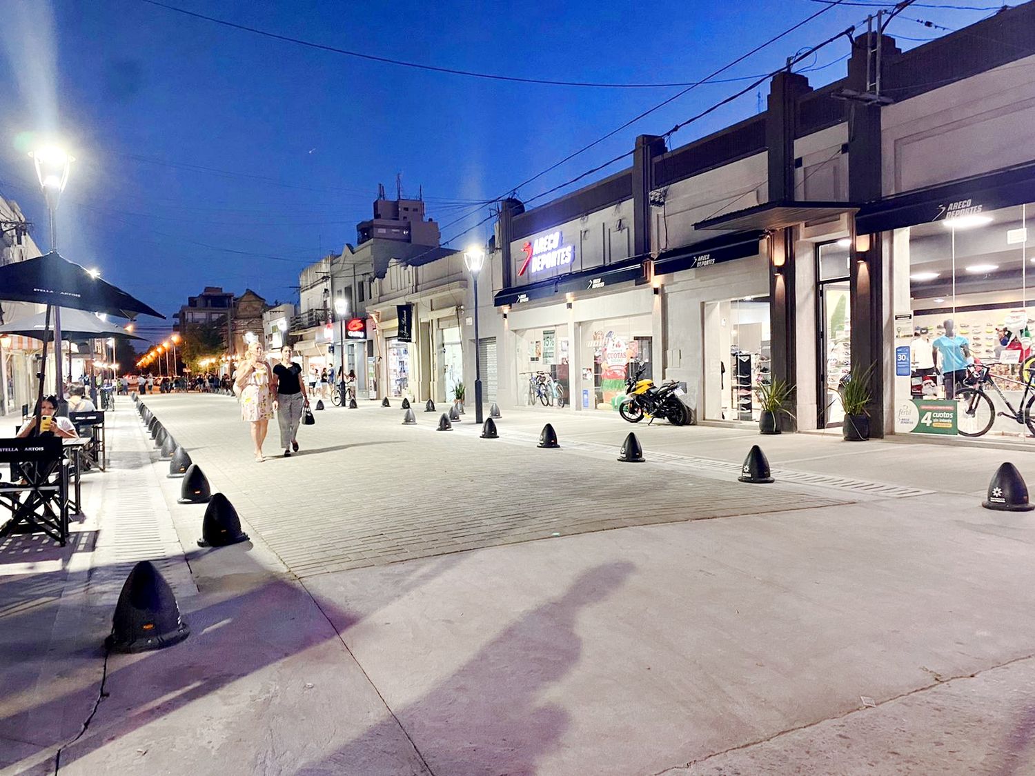 Habilitaron el segundo tramo de la remodelada peatonal