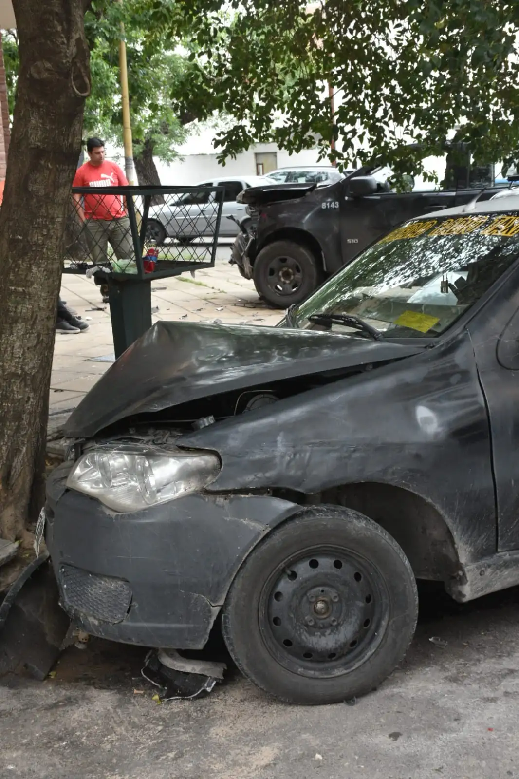 Choque taxi
