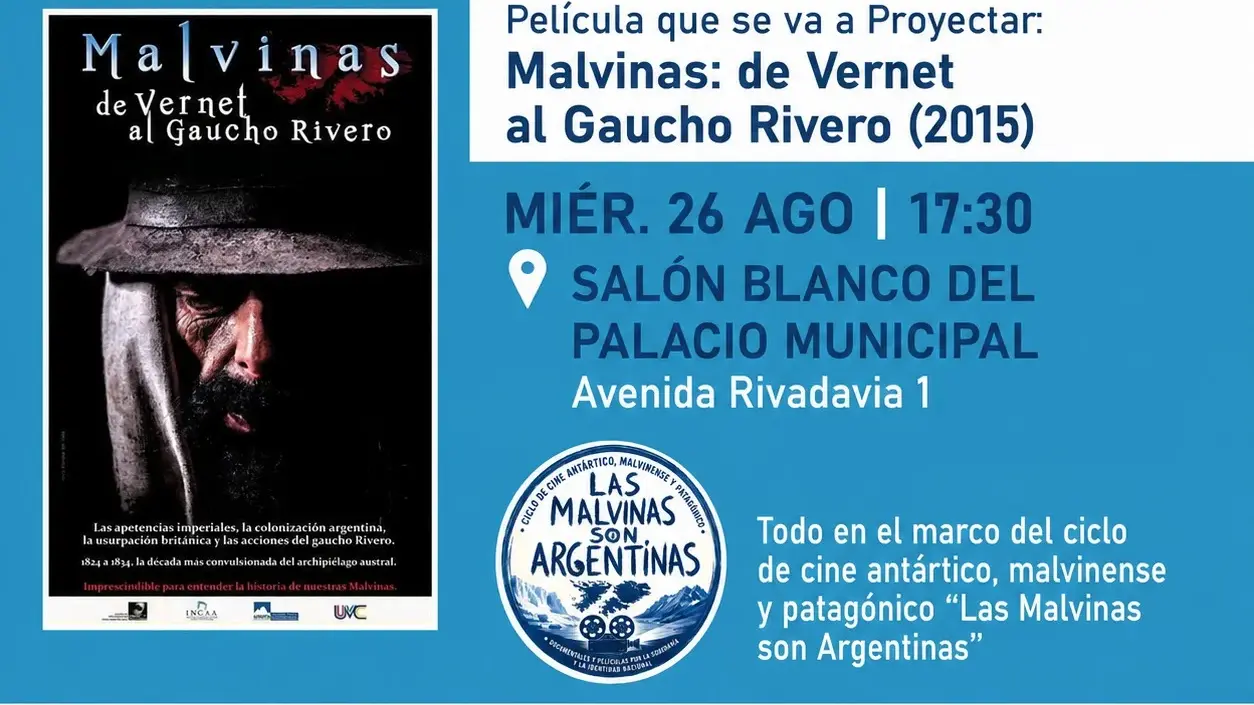 El Cine Móvil San Mayol llega a Tres Arroyos con un documental sobre Malvinas