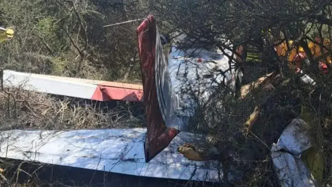 Cayó una avioneta en la zona sur de Córdoba: hay cinco heridos, entre ellos dos menores
