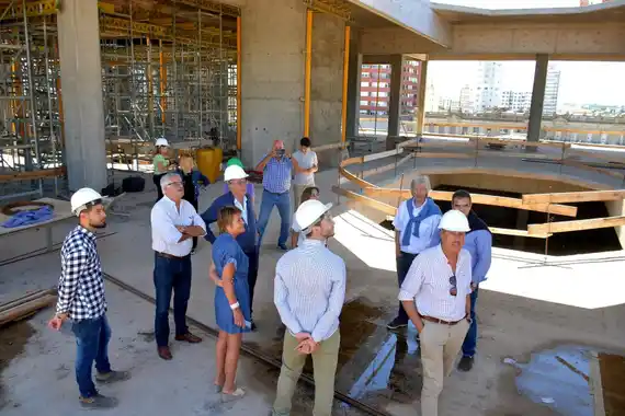 La obra del Paseo del Banco mostró por primera vez su magnitud y los andamios se removerán antes de abril