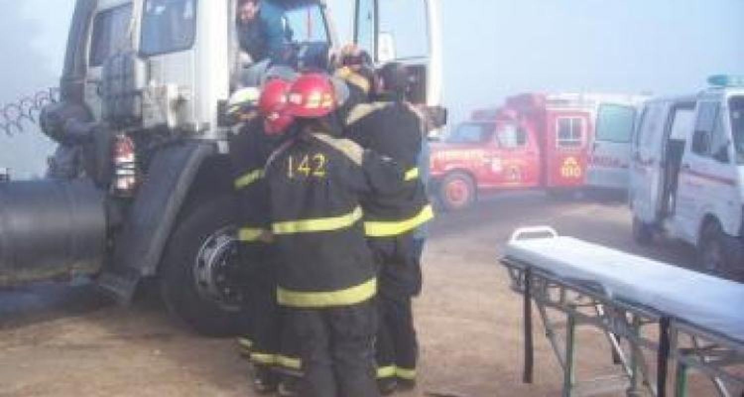 Accidentes por la espesa niebla