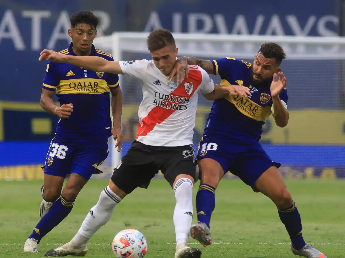Boca arriba en el Superclásico
