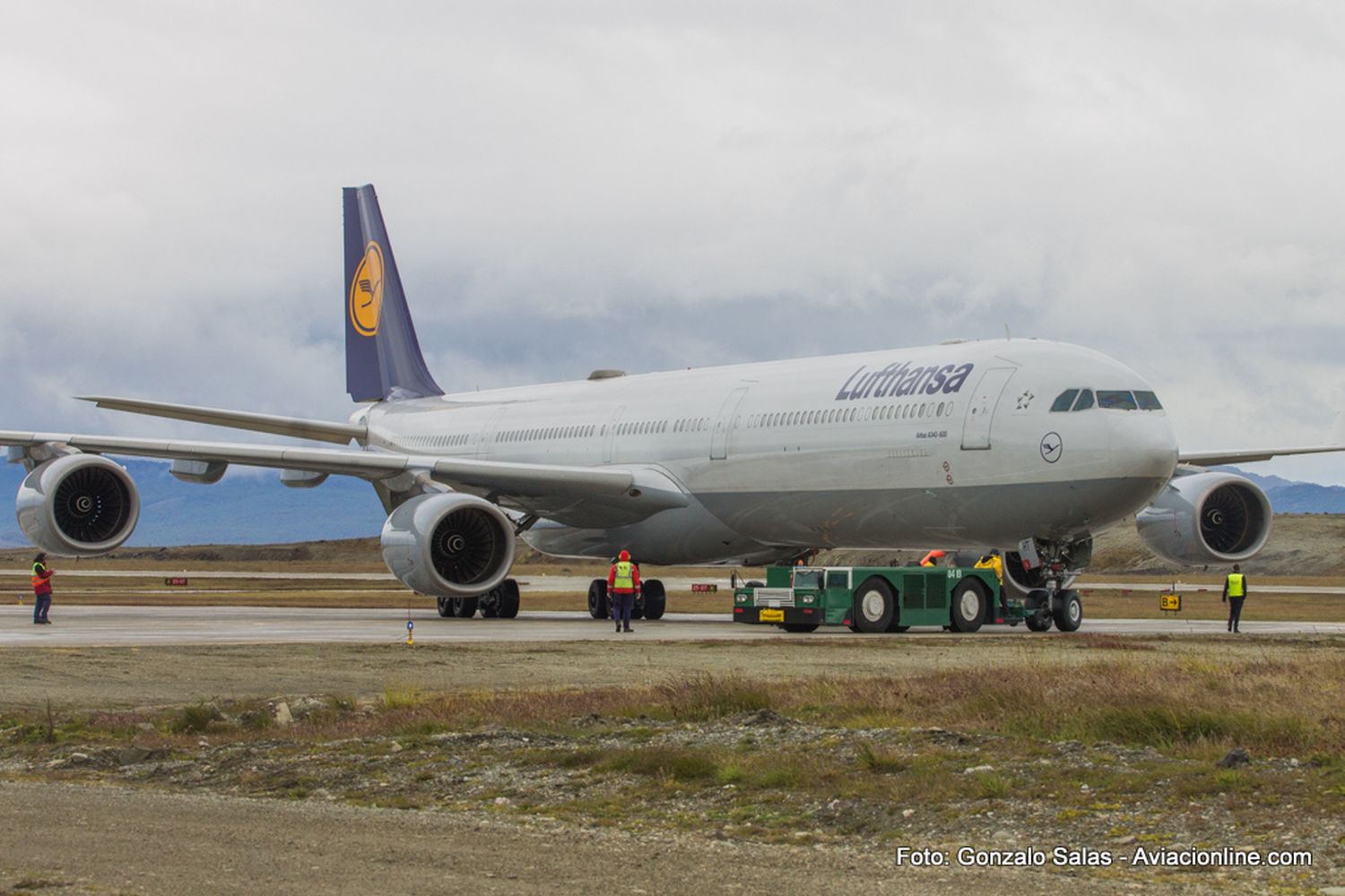 Argentina: Lufthansa made a charter flight to Ushuaia