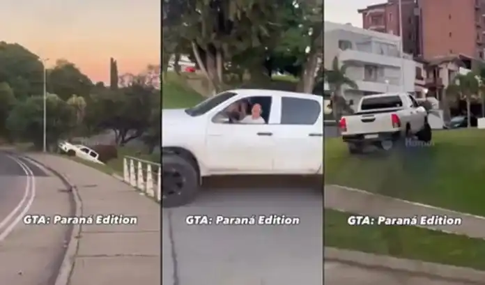 Destrozos en el Parque Urquiza: sanción ejemplar al conductor imprudente