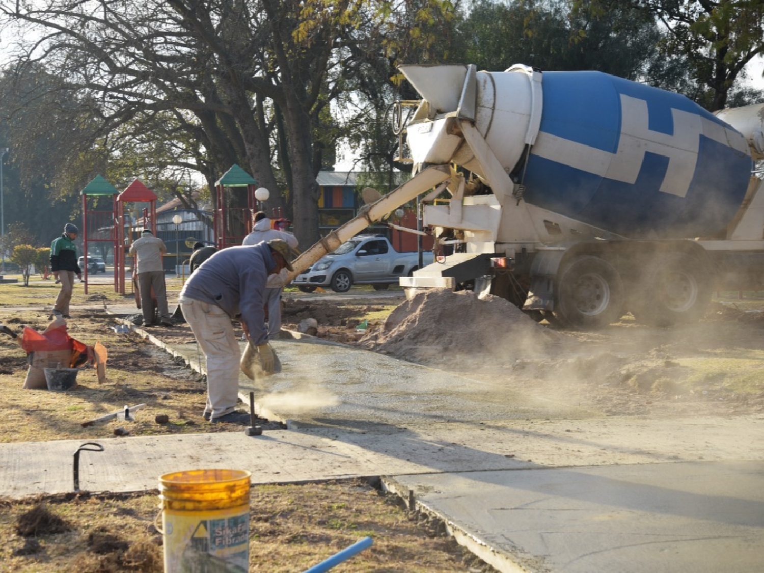 Arroyito: comenzó la puesta en valor de Parque Romero    