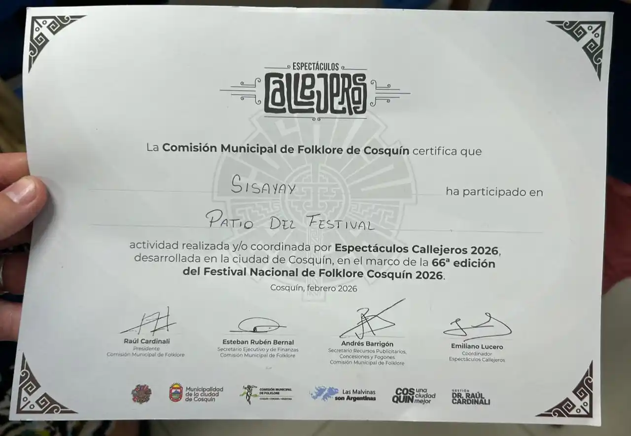 grupo de danza sisayay cosquin - 2