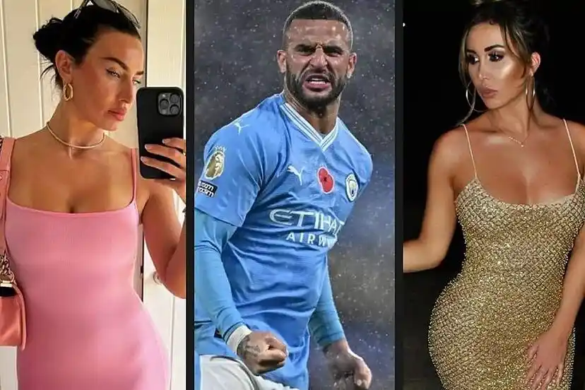 El trío amoroso de Kyle Walker