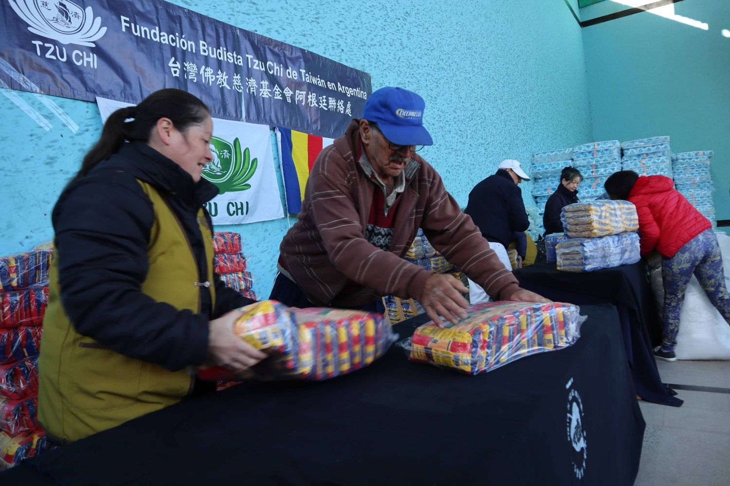 La Fundación Tzu Chi entregó importantes donaciones