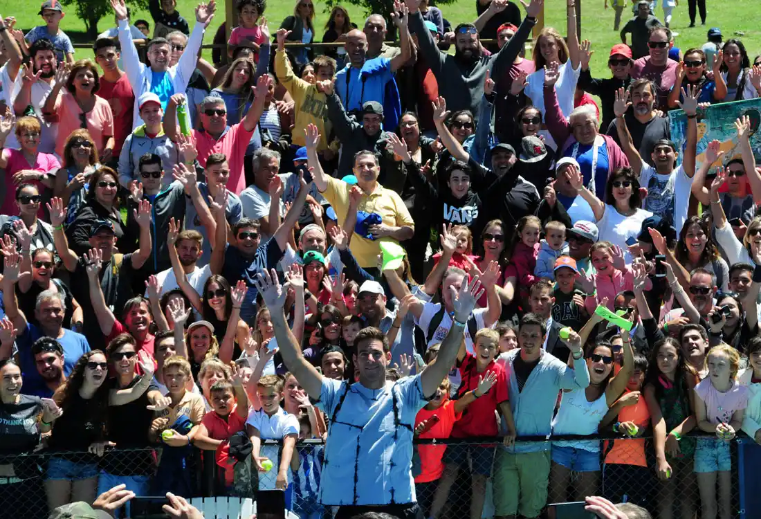 Desde mañana, Del Potro entrenará en la ciudad