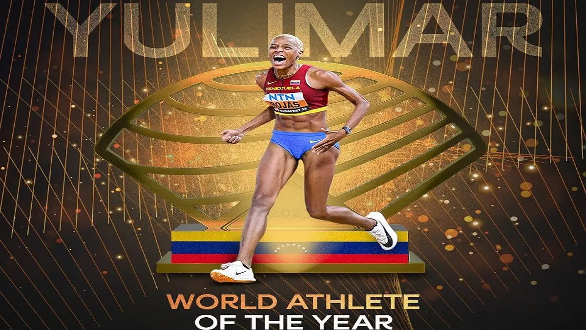 YULIMAR ROJAS CELEBRA el título de ATLETA DEL AÑO