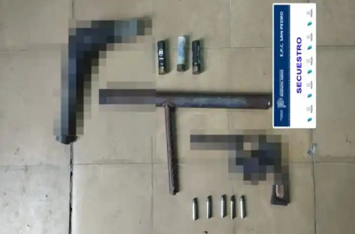 armas secuestradas en hecho de violencia de género