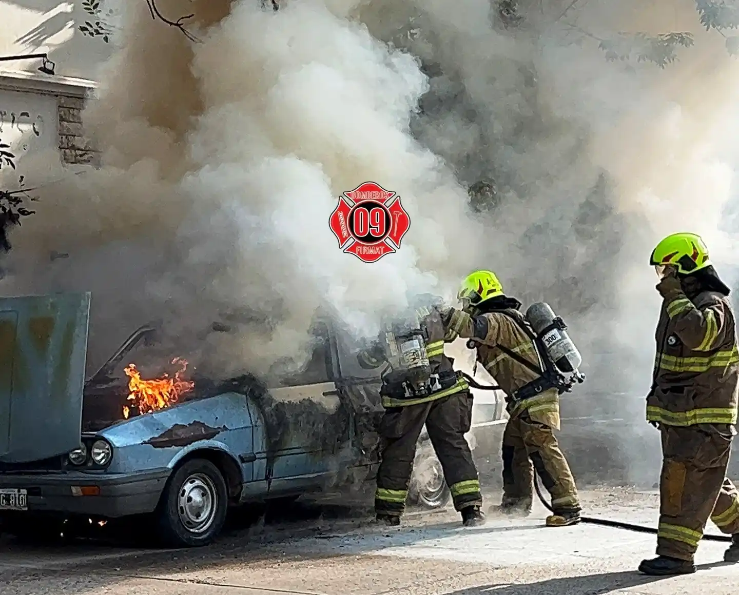 Incendio auto