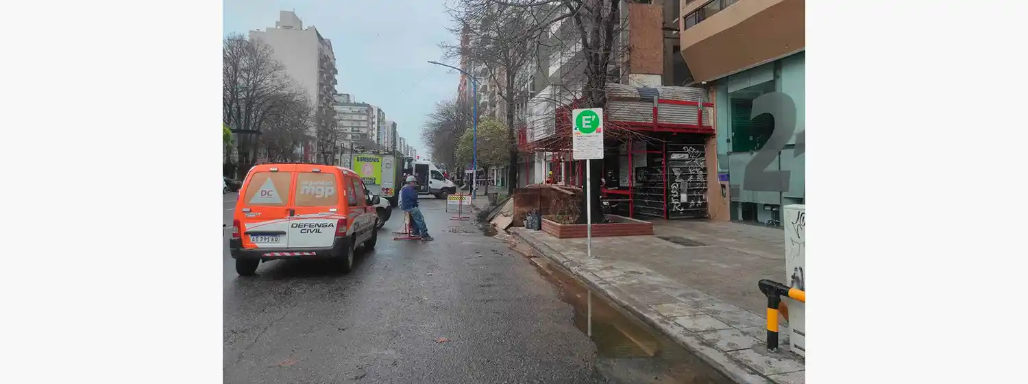 Momentos de tensión en Colón al 3000 por una fuga de gas