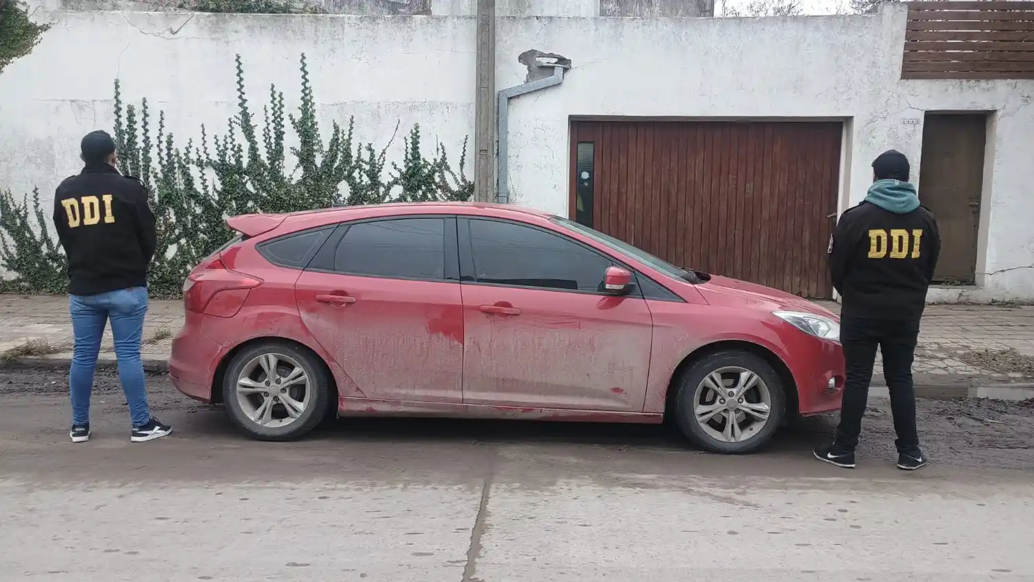 El automóvil secuestrado por DDI